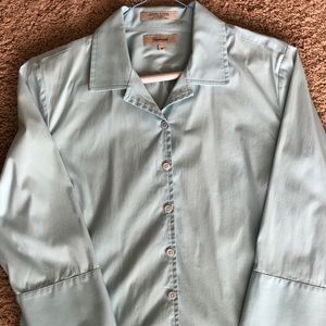 Faconnable Light Blue Blouse Size M